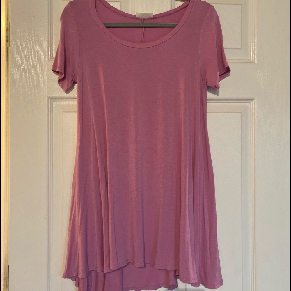 Pink Hi-low Dress, Size Large. Cute & comfy!
